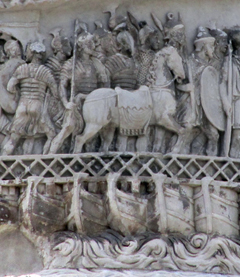 Clicca per ingrandire Marco Aurelio Column - Crossing of the Danube
