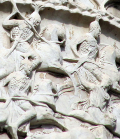 Colonna di Marco Aurelio - Inseguimento dei nemici