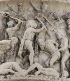 Colonna di Marco Aurelio - Disfatta dei barbari