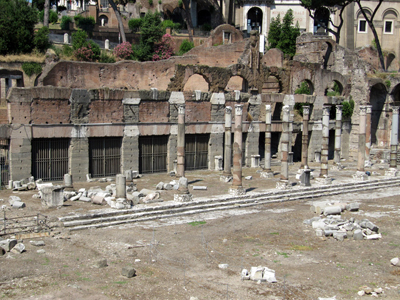 Foro di Cesare - le Tabernae