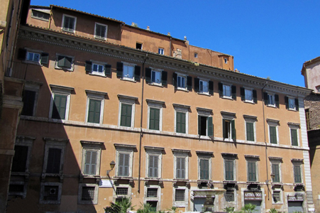 Monte de’ Cenci e Palazzetto - Piazza delle cinque Scole